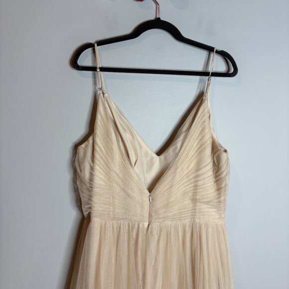 Revelry Penelope Tulle Dress in Champagne - Picture 4 of 6